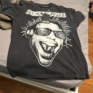 Nekstar Black Graphic Men's Shirt